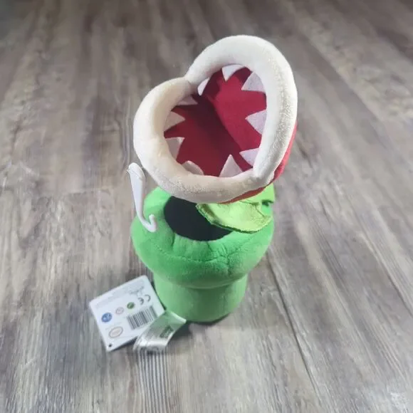 Piranha Plant All Star Plush 9" Super Mario Bros Little Buddy 1594 AC27 - Picture 4 of 11